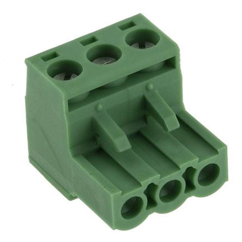 Phoenix Contact MSTB 2.5/3-ST-5.08 Series Pluggable Terminal Block, 3-Contact, 5.08 mm Pitch, 1 Row, 1757022