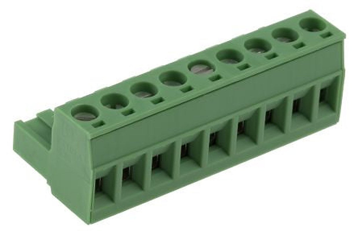 Phoenix Contact MSTB 2.5/9-ST-5.08 Series Pluggable Terminal Block, 9-Contact, 5.08 mm Pitch, 1 Row, 1757080