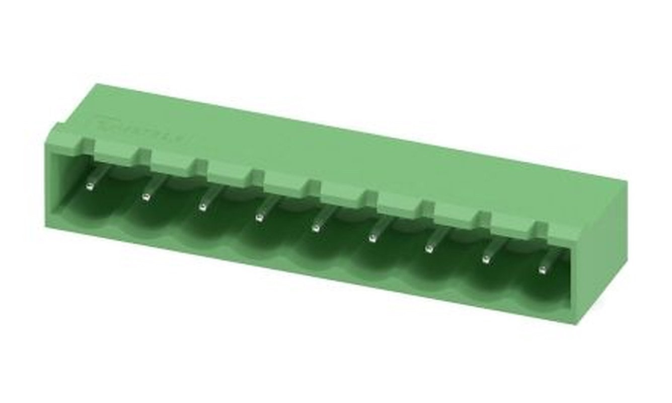 Phoenix Contact MSTBA 2.5/ 9-G-5.08 Series Pluggable Terminal Block, 9-Contact, 5.08 mm Pitch, 1 Row, 1757310