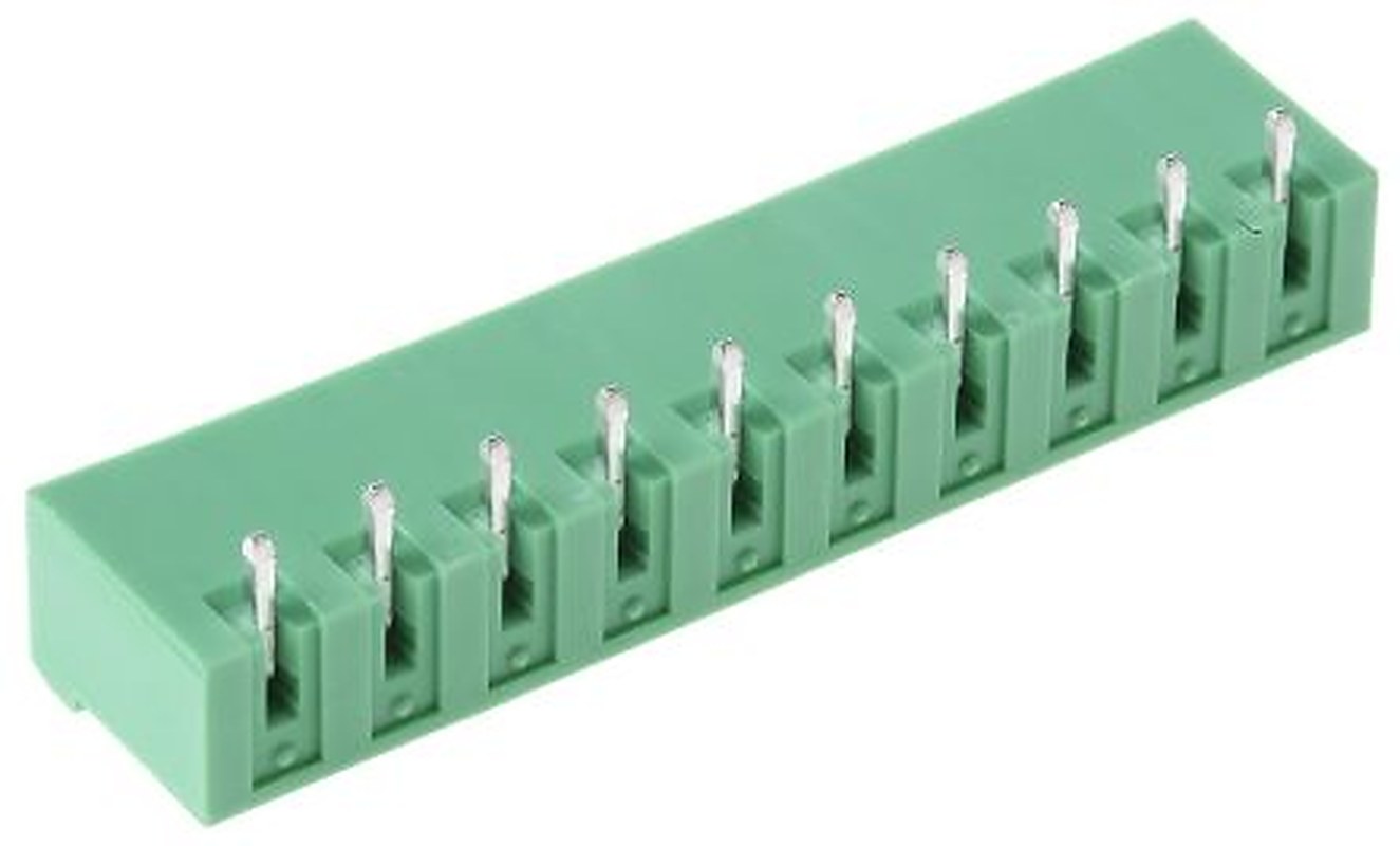Phoenix Contact MSTBA 2.5/10-G-5.08 Series Pluggable Terminal Block, 10-Contact, 5.08 mm Pitch, 1 Row, 1757323