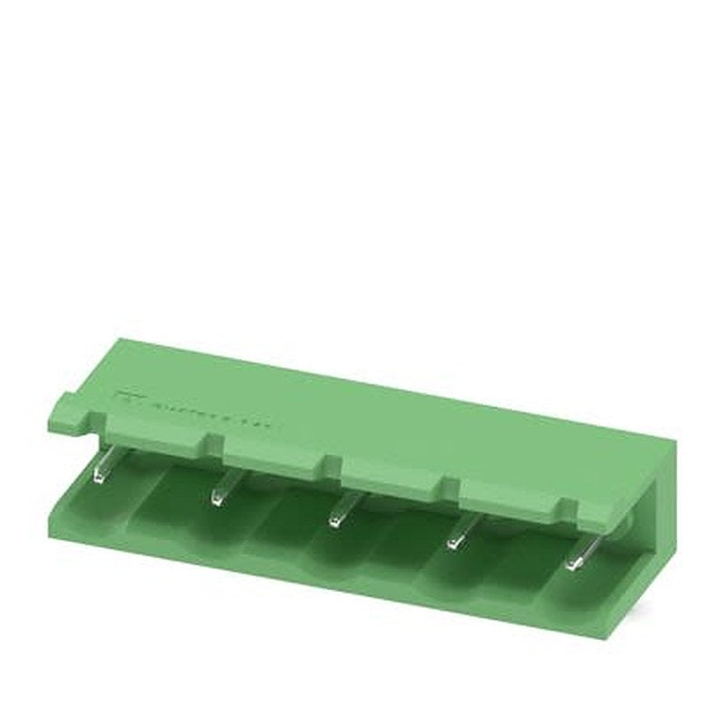 Phoenix Contact Angled Wave Soldering Mount PCB Header, 5 Contact(s), 7.62 mm Pitch, 1 Row, Shrouded