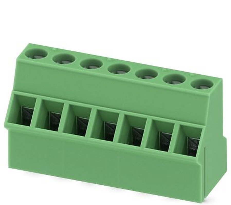Phoenix Contact SMKDS 2.5/7-5.08 Series 50° PCB Terminal Block, 7 Contact(s), 5.08 mm Pitch, 1 Row