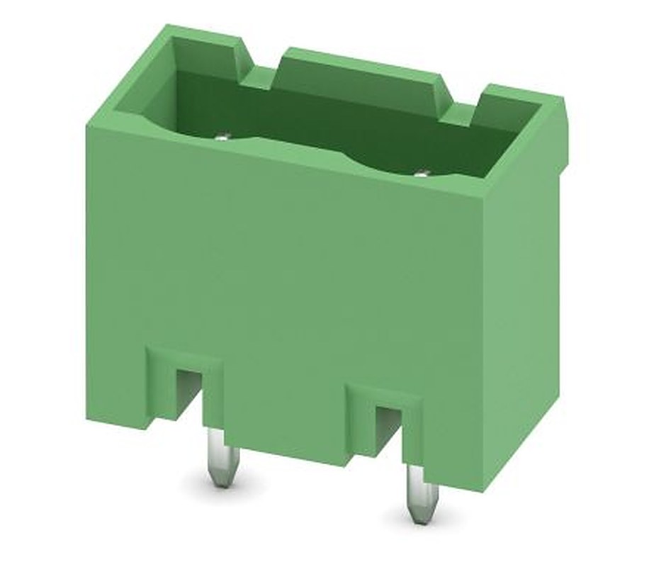 Phoenix Contact GMSTBVA 2.5/ 2-G-7.62 Series Pluggable Terminal Block, 2-Contact, 7.62 mm Pitch, 1 Row, 1766770