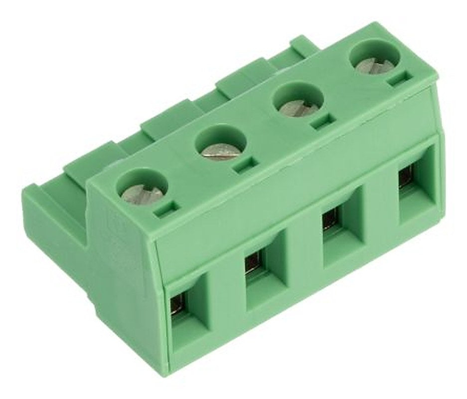 Phoenix Contact GMSTB 2.5/4-ST Series Pluggable Terminal Block, 4-Contact, 7.5 mm Pitch, 1 Row, 1766903