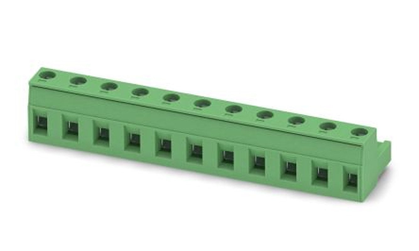 Phoenix Contact GMSTB 2.5/11-ST-7.62 Series Pluggable Terminal Block, 11-Contact, 7.62 mm Pitch, 1 Row, 1767096