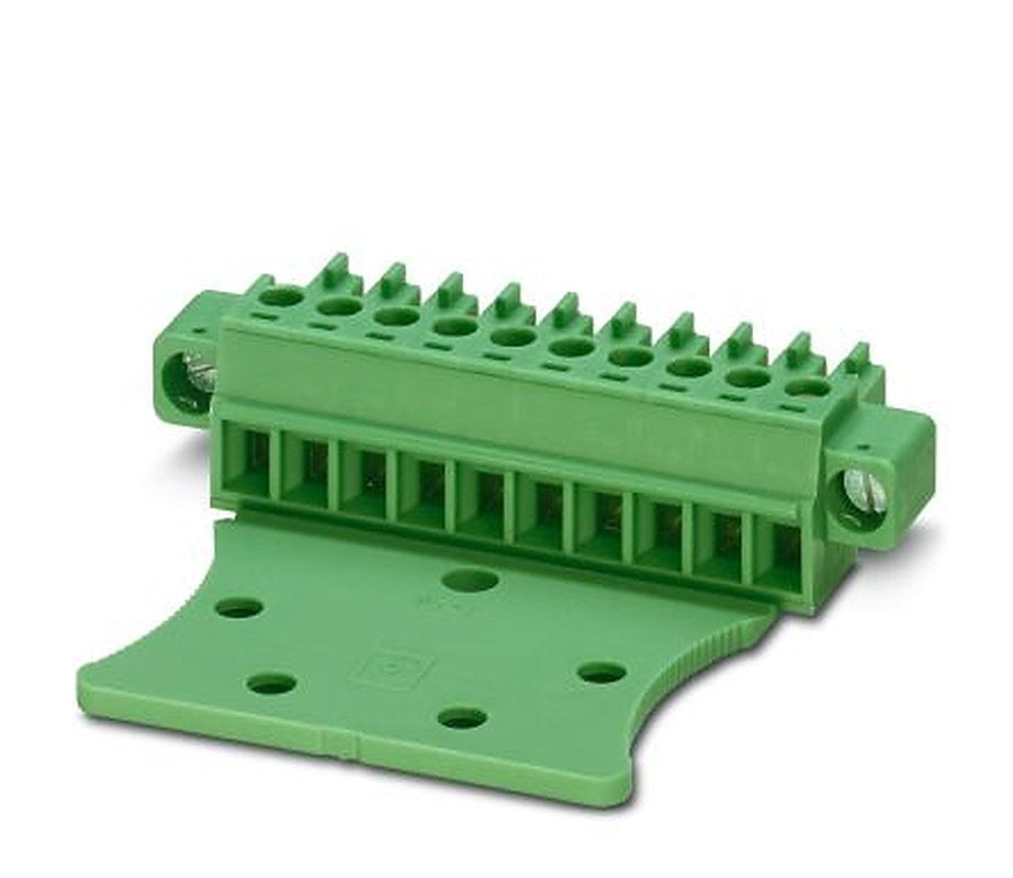 Phoenix Contact MC 1.5/16-STFZ13-3.81 Series Pluggable Terminal Block, 16-Contact, 3.81 mm Pitch, 1 Row, 1767775