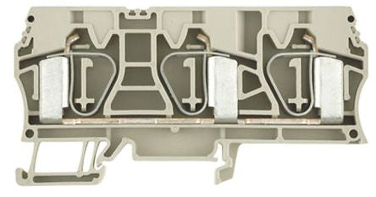 Weidmüller 1768320000 Z Series Feed Through Terminal Block Beige, 16mm², 1-Level, Clamp