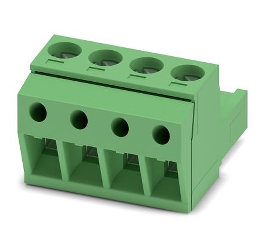 Phoenix Contact MSTBP 2.5/4-ST-5.08 Series Pluggable Terminal Block, 4-Contact, 5.08 mm Pitch, 1 Row, 1769036