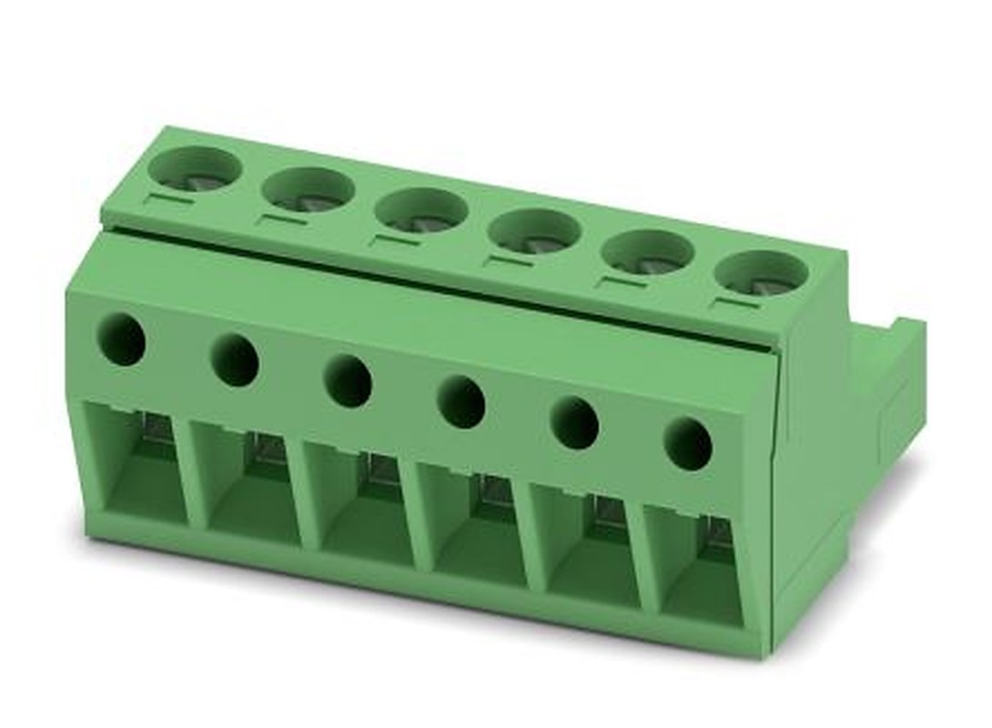 Phoenix Contact MSTBP 2.5/6-ST-5.08 Series Pluggable Terminal Block, 6-Contact, 5.08 mm Pitch, 1 Row, 1769052