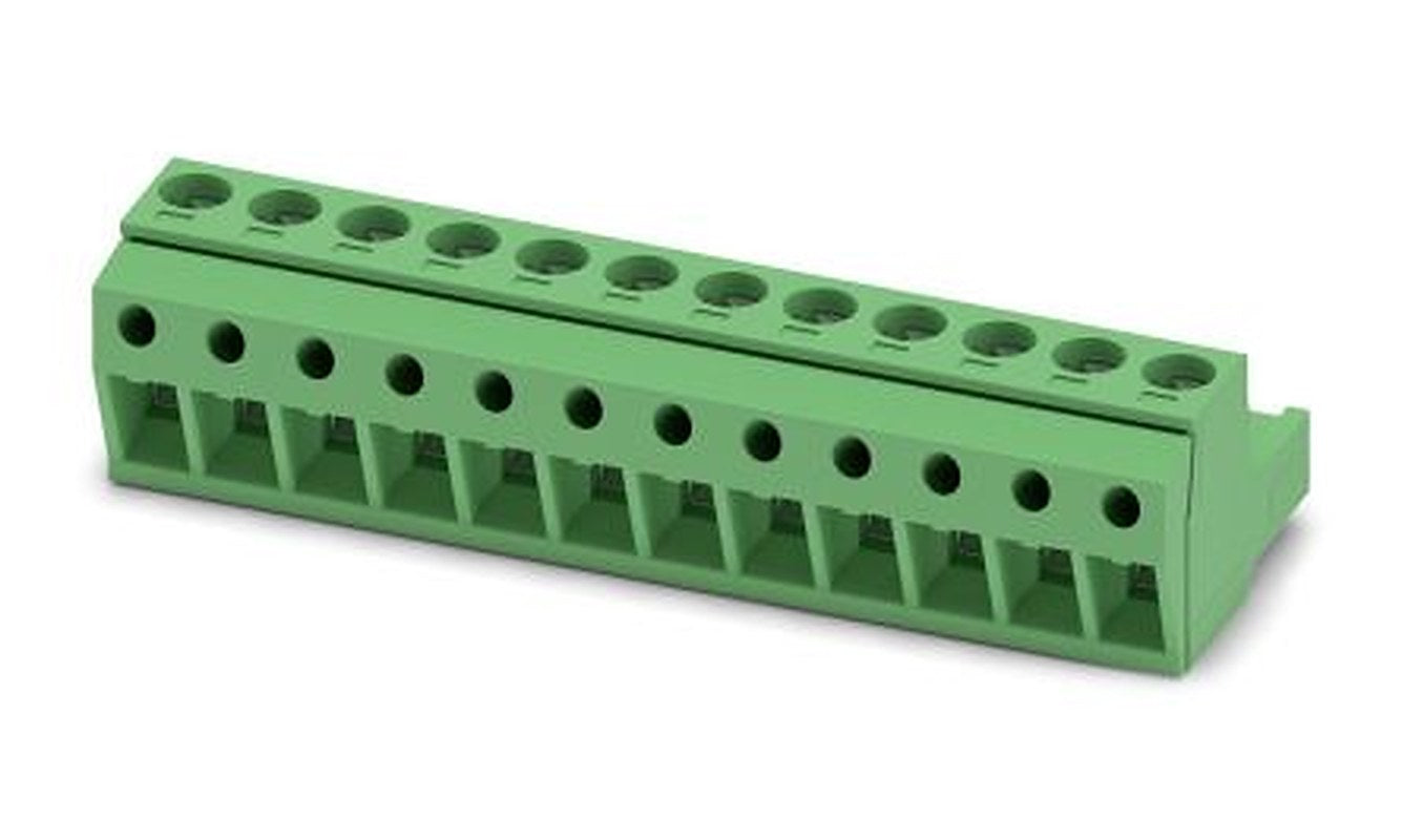 Phoenix Contact MSTBP 2.5/12-ST-5.08 Series Pluggable Terminal Block, 12-Contact, 5.08 mm Pitch, 1 Row, 1769117
