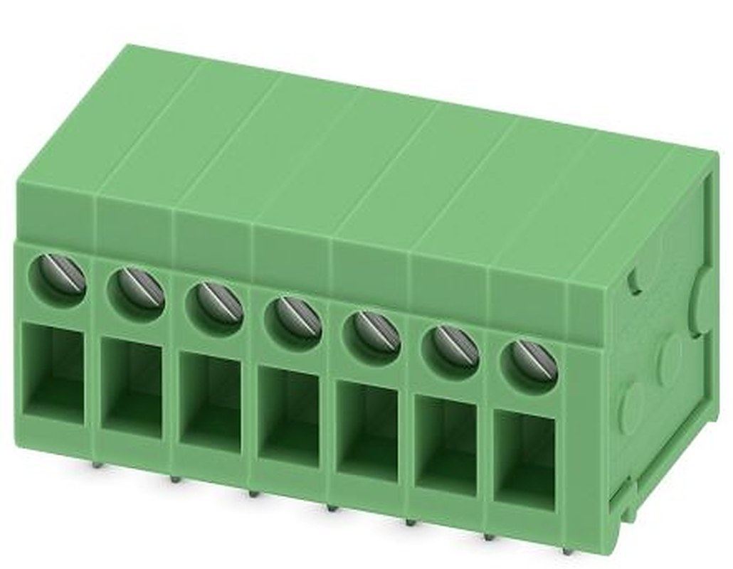 Phoenix Contact FRONT 2.5-H/SA10- 7 Series Horizontal PCB Terminal Block, 7 Contact(s), 5 mm Pitch, 1 Row
