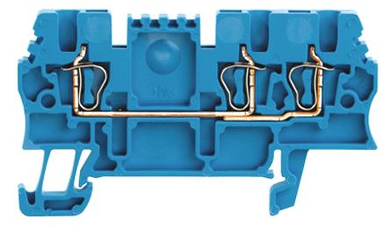 Weidmüller 1775540000 Factory Automation Series Feed Through Terminal Block Blue, 1.5mm², 1-Level, Clamp
