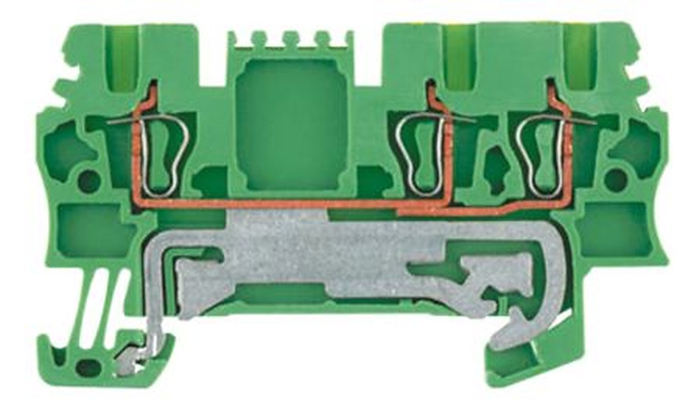 Weidmüller 1775560000 Z Series PE Terminal Yellow, Green, 1.5mm², 1-Level, Clamp