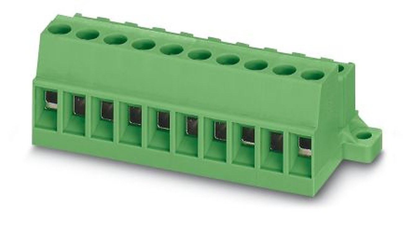 Phoenix Contact MVSTBU 2.5/5-ST Series Pluggable Terminal Block, 5-Contact, 5 mm Pitch, 1 Row, 1776427