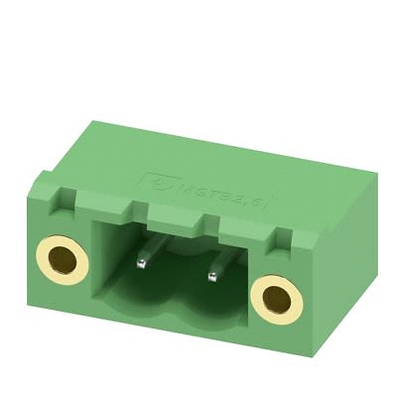Phoenix Contact MSTB Series Straight Solder PCB Header, 2 Contact(s), 5 mm Pitch, 1 Row, Shrouded