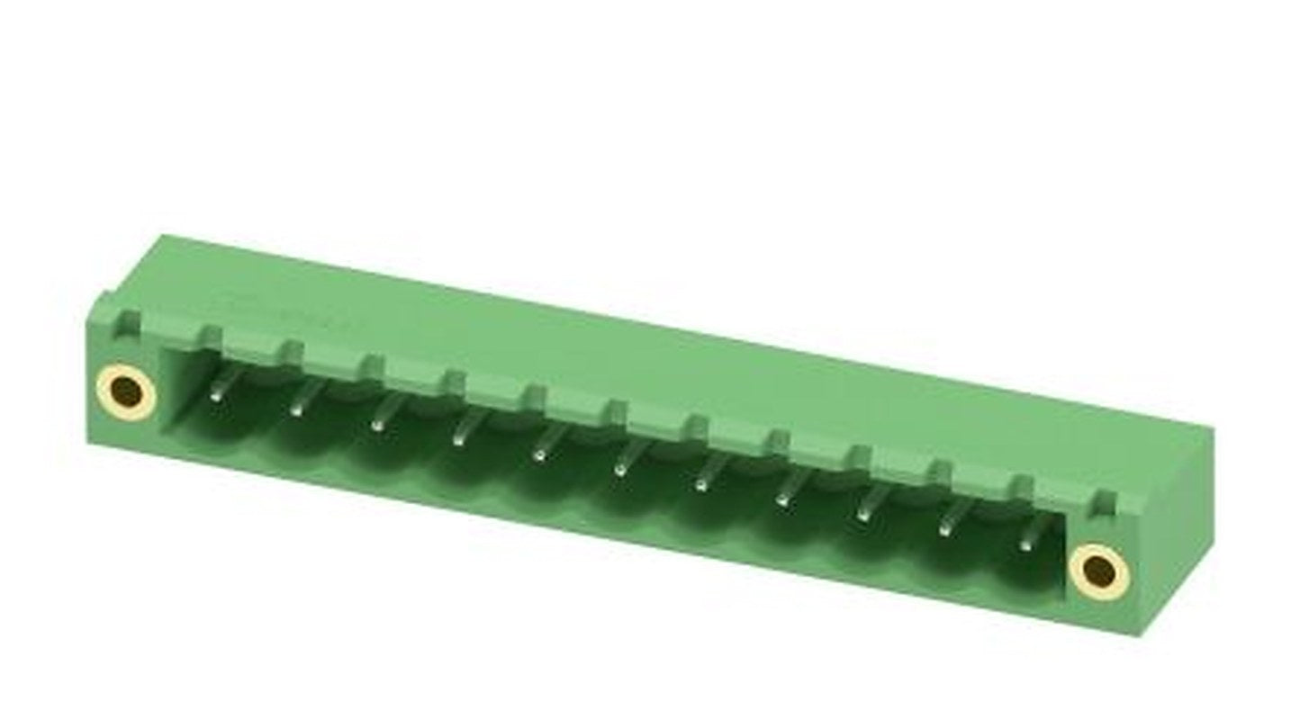 Phoenix Contact MSTB 2.5/11-GF Series Pluggable Terminal Block, 11-Contact, 5 mm Pitch, 1 Row, 1776786
