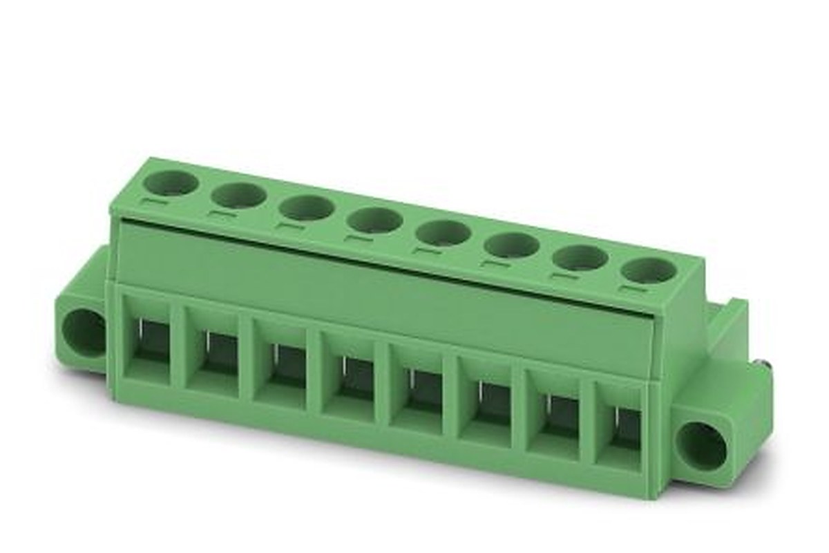 Phoenix Contact 5/4-ST-3, 5 BD:1-4, FMC 1 Series Pluggable Terminal Block, 8-Contact, 5.08 mm Pitch, 1 Row, 1778043