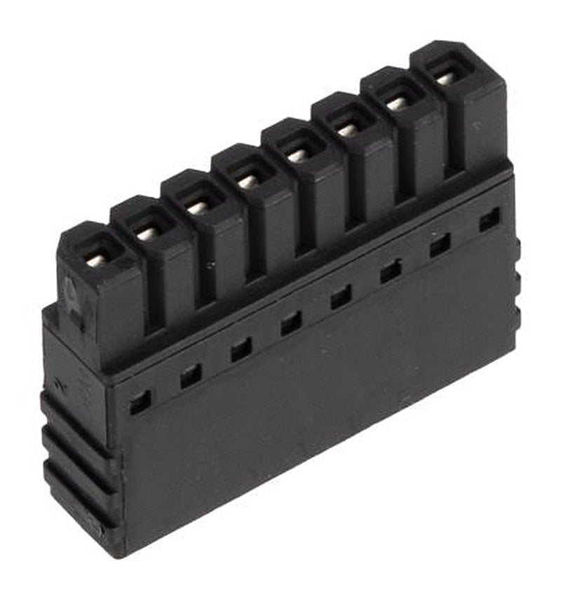 Phoenix Contact PTSM 0.5/8-P-2.5 Series Pluggable Terminal Block, 8-Contact, 2.5 mm Pitch, 1 Row, 1778890