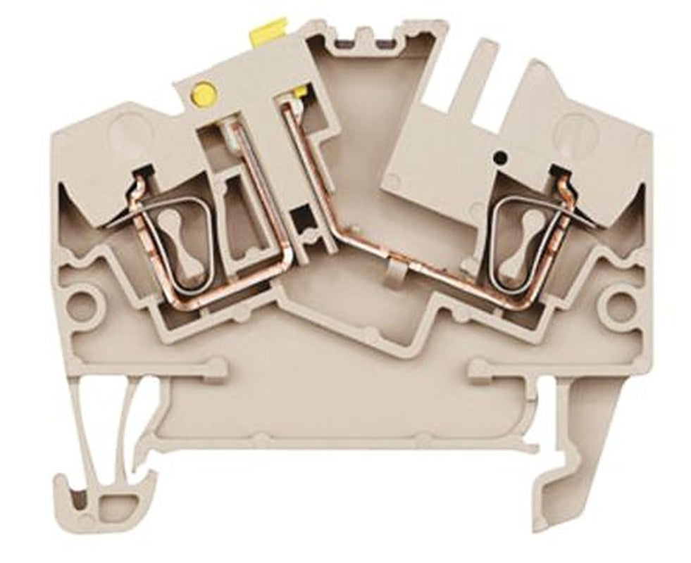 Weidmüller 1779010000 Z Series Disconnect Terminal Block Dark Beige, 2.5mm², 1-Level, Clamp