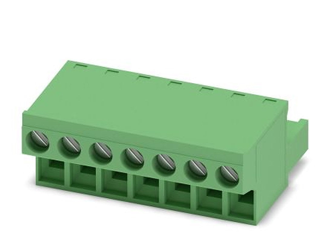 Phoenix Contact FRONT-MSTB 2.5/7-ST Series Pluggable Terminal Block, 7-Contact, 5 mm Pitch, 1 Row, 1779466