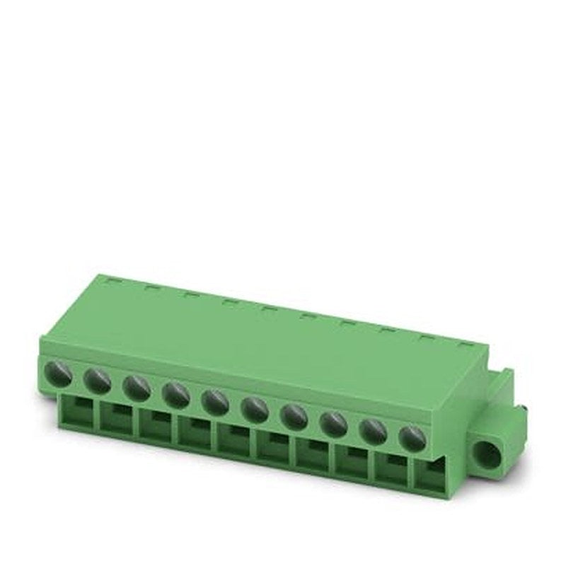 Phoenix Contact PCB Connector, 10-Contact, 5 mm Pitch, Screw, 1 Row Push-in Spring