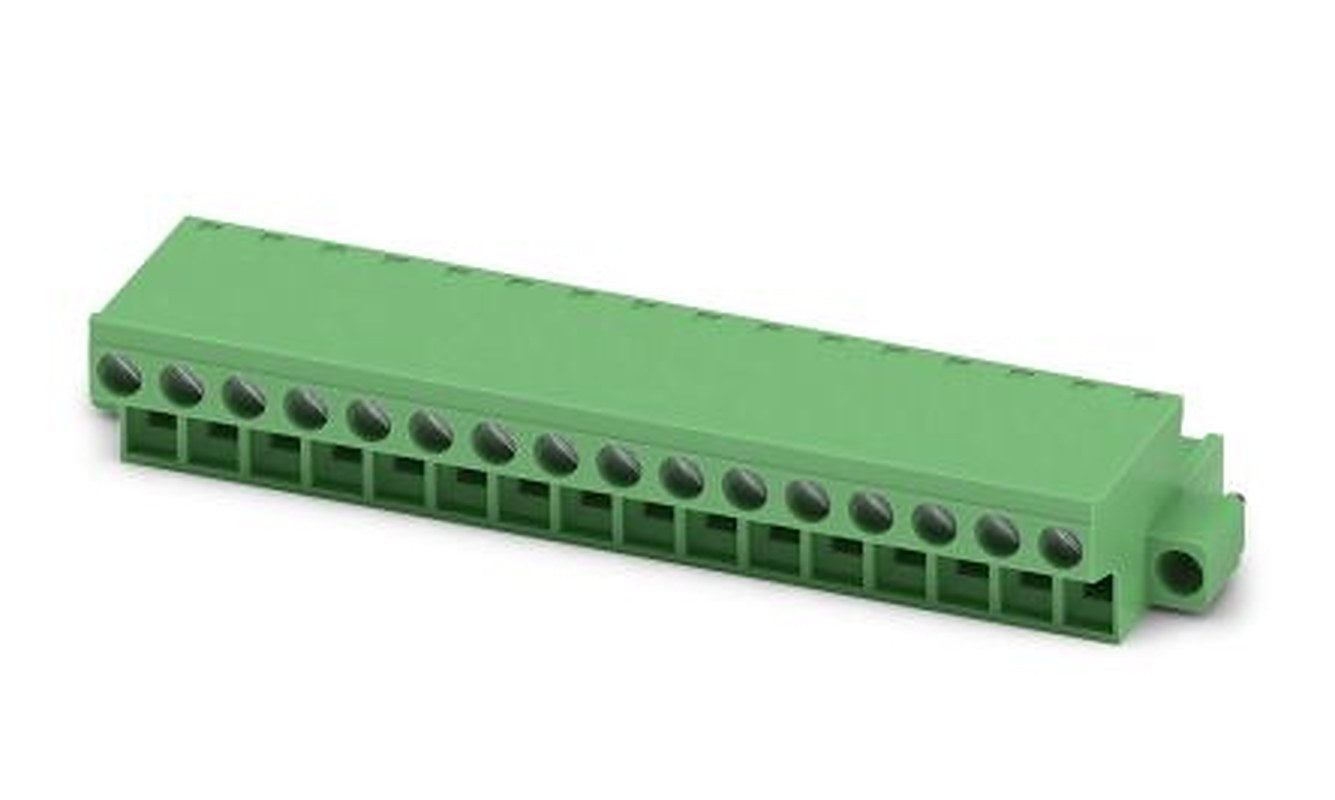 Phoenix Contact FRONT-MSTB 2.5/16-STF Series Pluggable Terminal Block, 16-Contact, 5 mm Pitch, 1 Row, 1779783