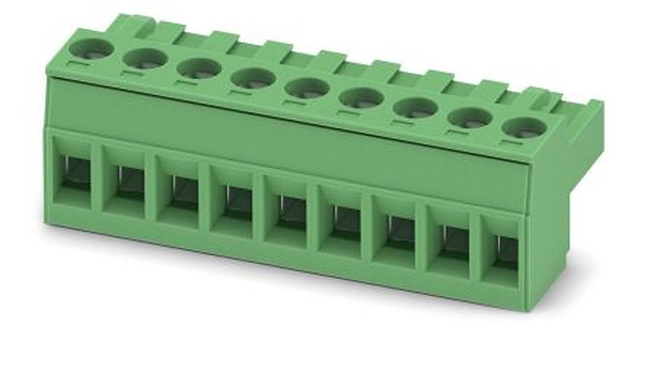Phoenix Contact MSTBT 2.5/9-ST Series Pluggable Terminal Block, 9-Contact, 5 mm Pitch, 1 Row, 1779903