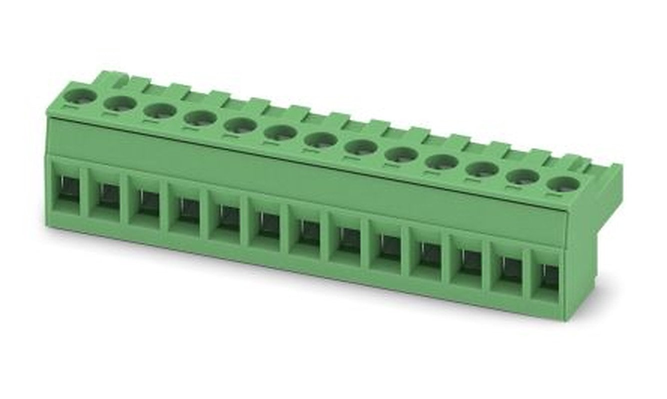 Phoenix Contact MSTBT 2.5/13-ST Series Pluggable Terminal Block, 13-Contact, 5 mm Pitch, 1 Row, 1779945