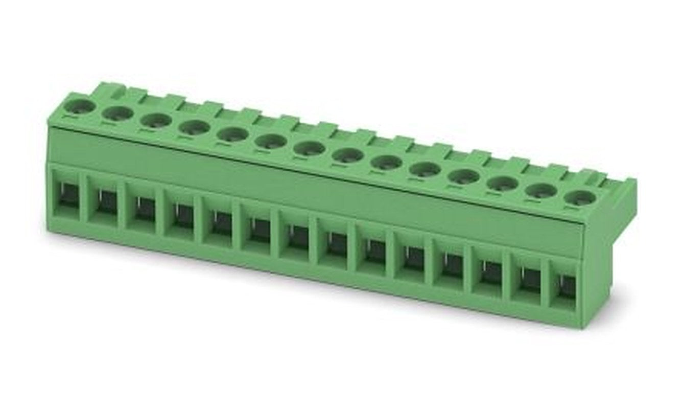 Phoenix Contact MSTBT 2.5/14-ST Series Pluggable Terminal Block, 14-Contact, 5 mm Pitch, 1 Row, 1779958