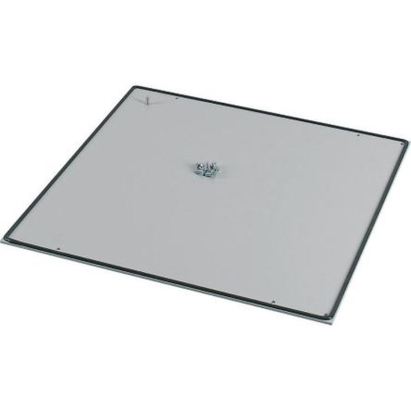 Eaton Grey Floor Plate Aluminium Faceplate & Mount Plate