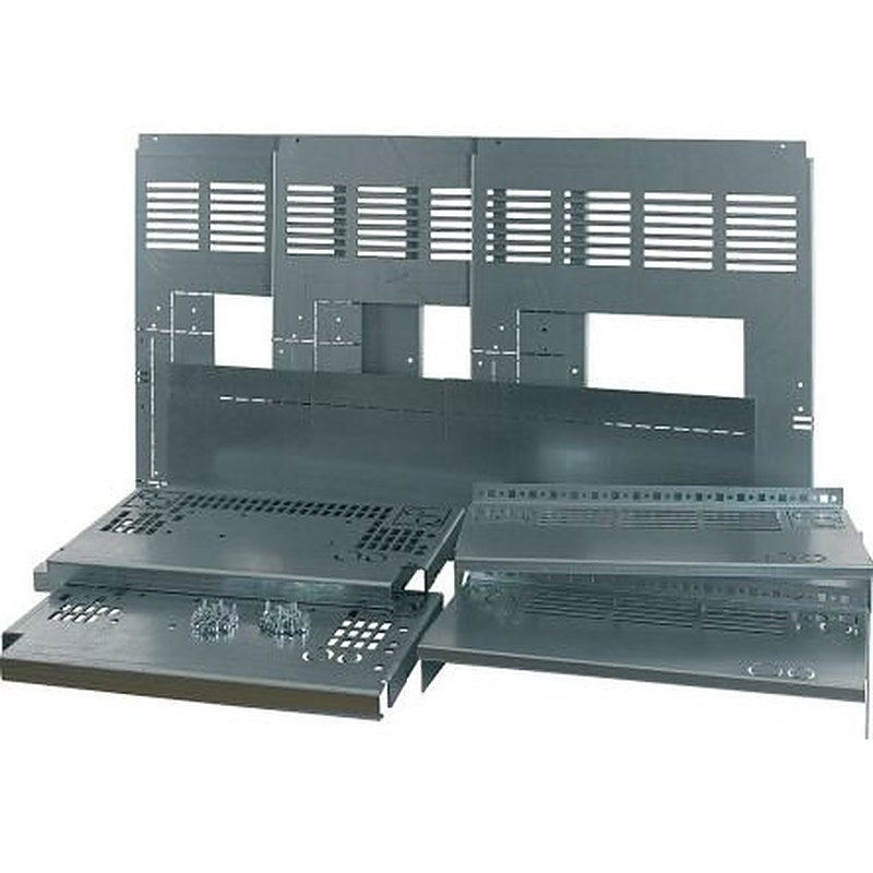Eaton Dark Grey Metal Faceplate & Mount Plate