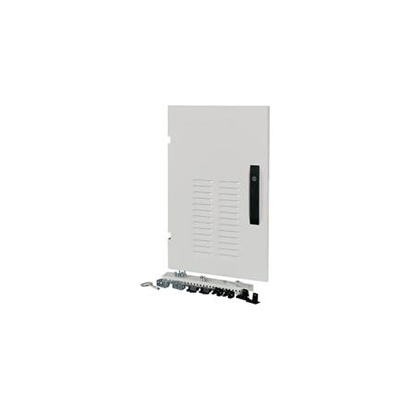 Eaton xEnergy Main Series Lockable Steel Black RAL 7035 Single Door, 640 mm H, 417mm W, 34 mm D, 34 mm L for Use with An
