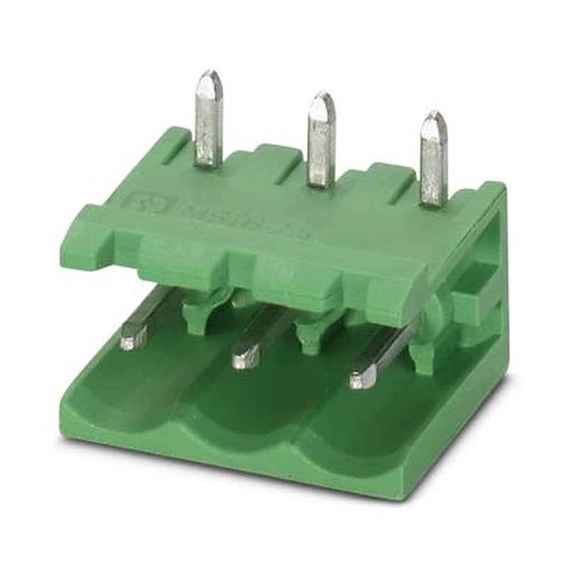 Phoenix Contact MSTB Series Right Angle Wave Soldering Mount PCB Header, 10 Contact(s), 5 mm Pitch, 1 Row, Shrouded