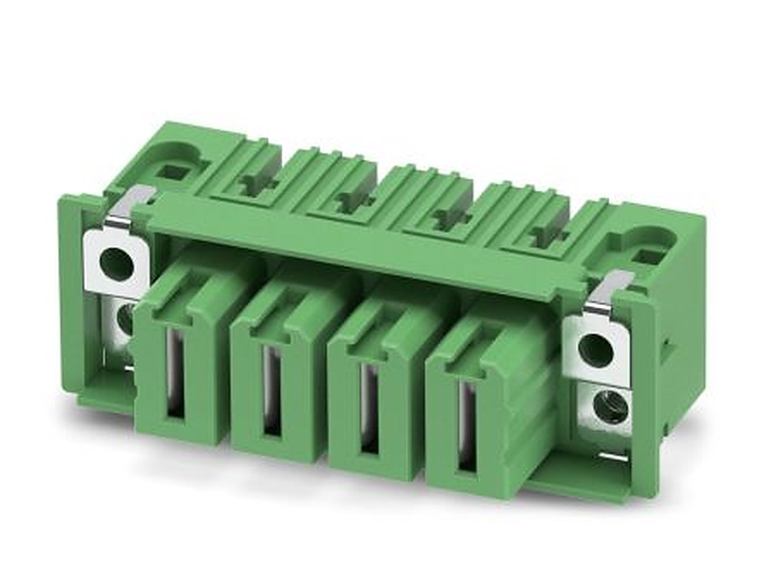 Phoenix Contact DFK-IPC 35 HC/ 4-GF-15.00 Series Pluggable Terminal Block, 4-Contact, 15 mm Pitch, 1 Row, 1784981
