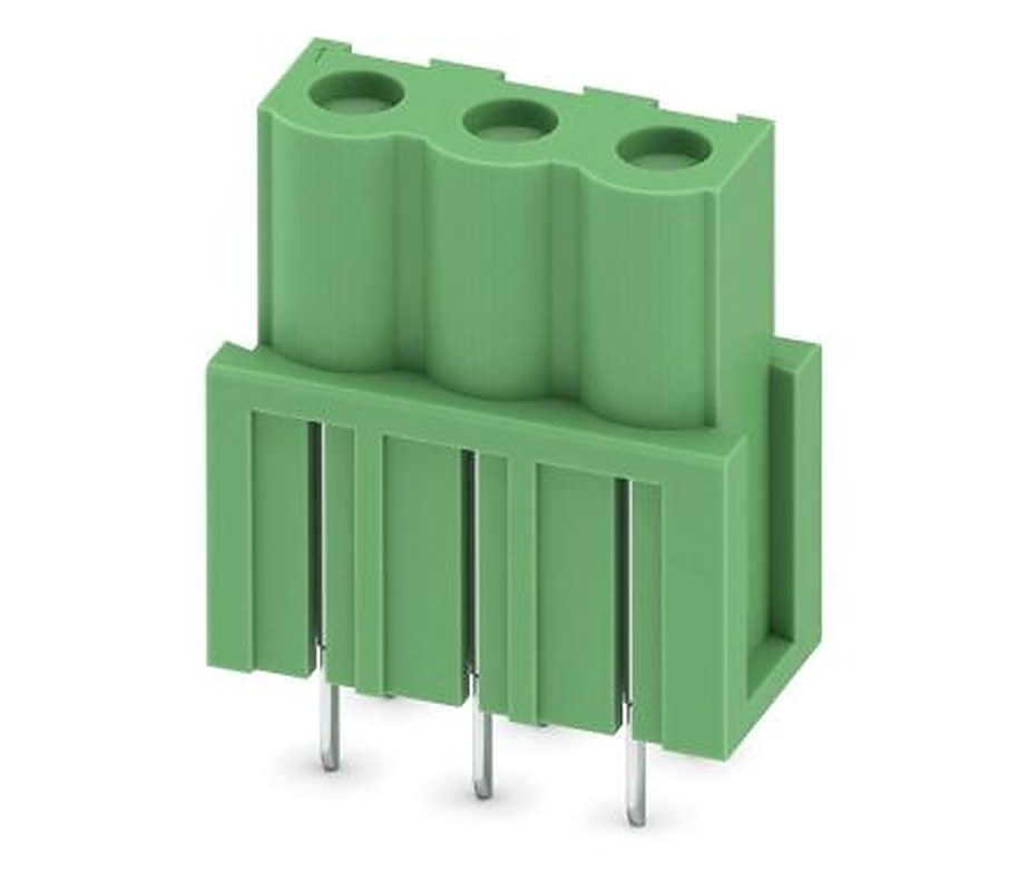 Phoenix Contact COMBICON ICV Series Pluggable Terminal Block, 3-Contact, 5.08 mm Pitch, 1 Row, 1785955