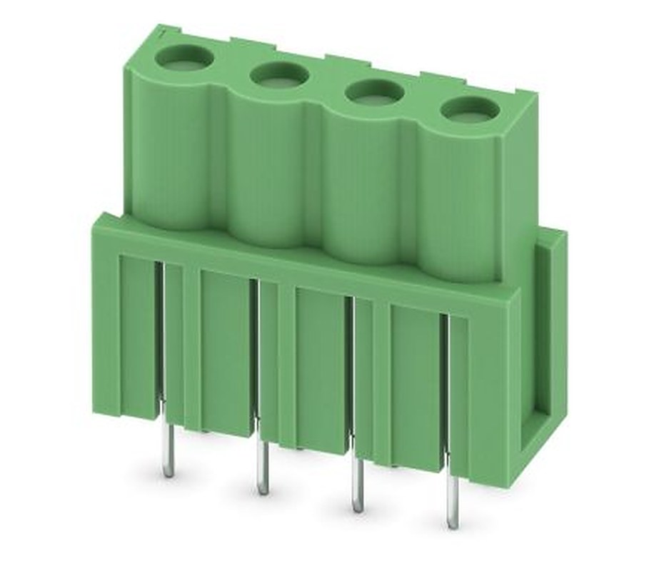 Phoenix Contact ICV 2.5/ 4-G-5.08 Series Pluggable Terminal Block, 4-Contact, 5.08 mm Pitch, 1 Row, 1785968