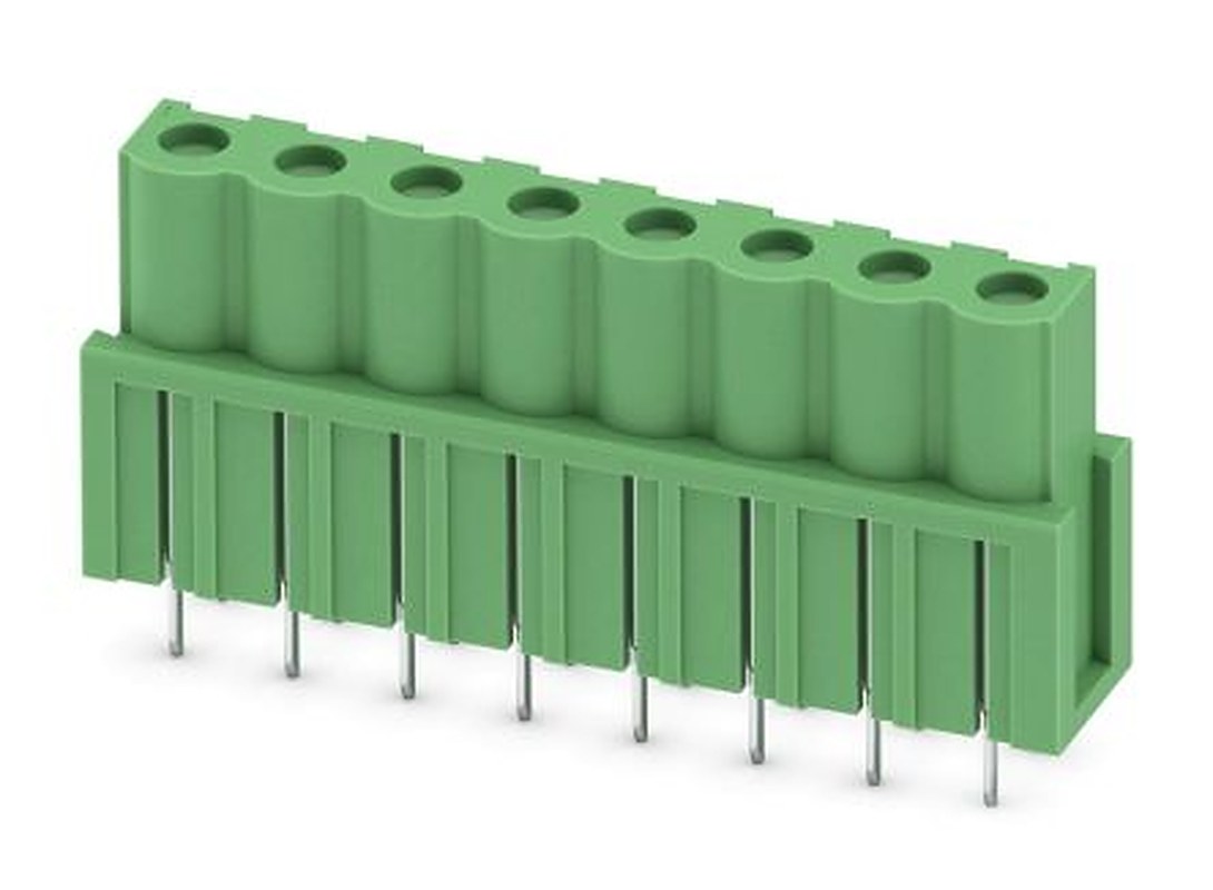 Phoenix Contact COMBICON ICV Series Pluggable Terminal Block, 8-Contact, 5.08 mm Pitch, 1 Row, 1786006