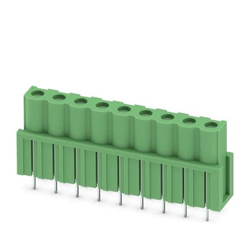 Phoenix Contact ICV Series Wave Soldering Mount PCB Header, 9 Contact(s), 5.08 mm Pitch, 1 Row, Shrouded