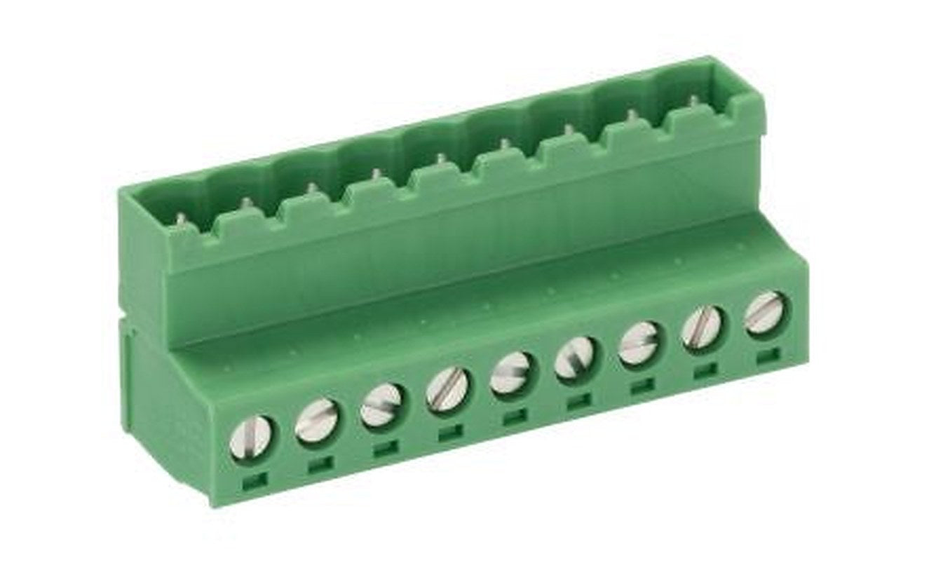 Phoenix Contact 5/9-ST-5, 08, IC 2 Series Pluggable Terminal Block, 9-Contact, 5.08 mm Pitch, 1 Row, 1786242