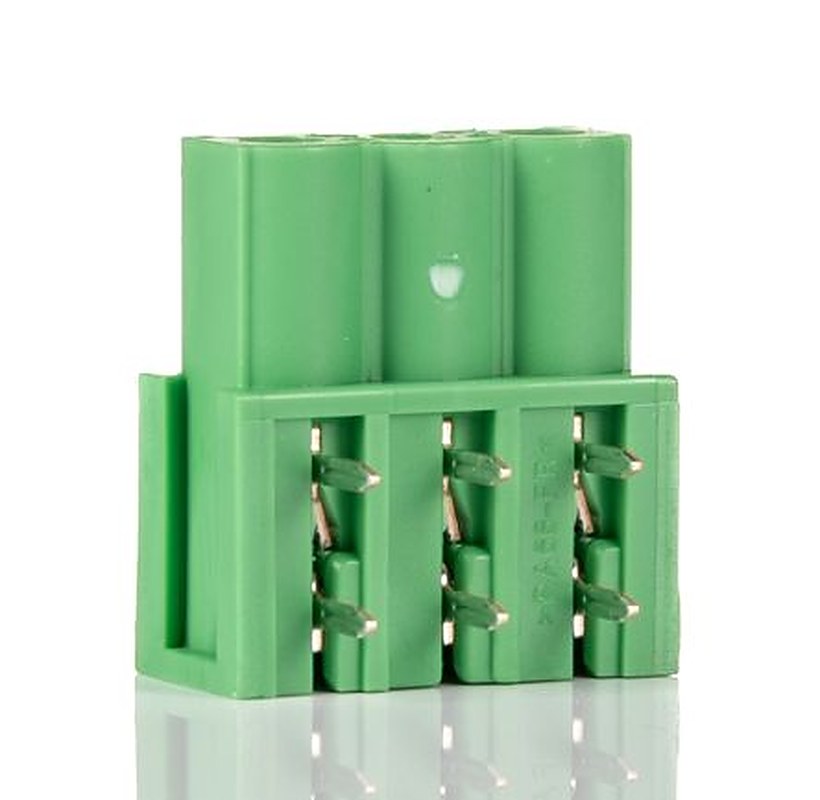 Phoenix Contact IC 2.5/ 3-G-5.08 Series Pluggable Terminal Block, 3-Contact, 5.08 mm Pitch, 1 Row, 1786417