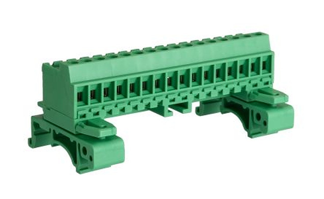 Phoenix Contact 1788253 COMBICON UMSTBVK Series DIN Rail Connector Green, 2.5mm², Screw