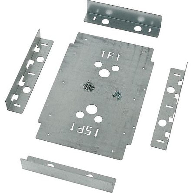 Eaton Dark Grey 2 Gang Reinforcement Faceplate & Mount Plate