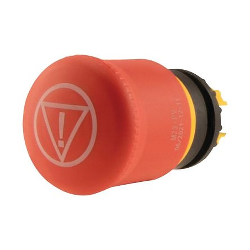 Eaton M22 Series, Pull to Release, Emergency Stop Push Button Head 38 mm Diameter