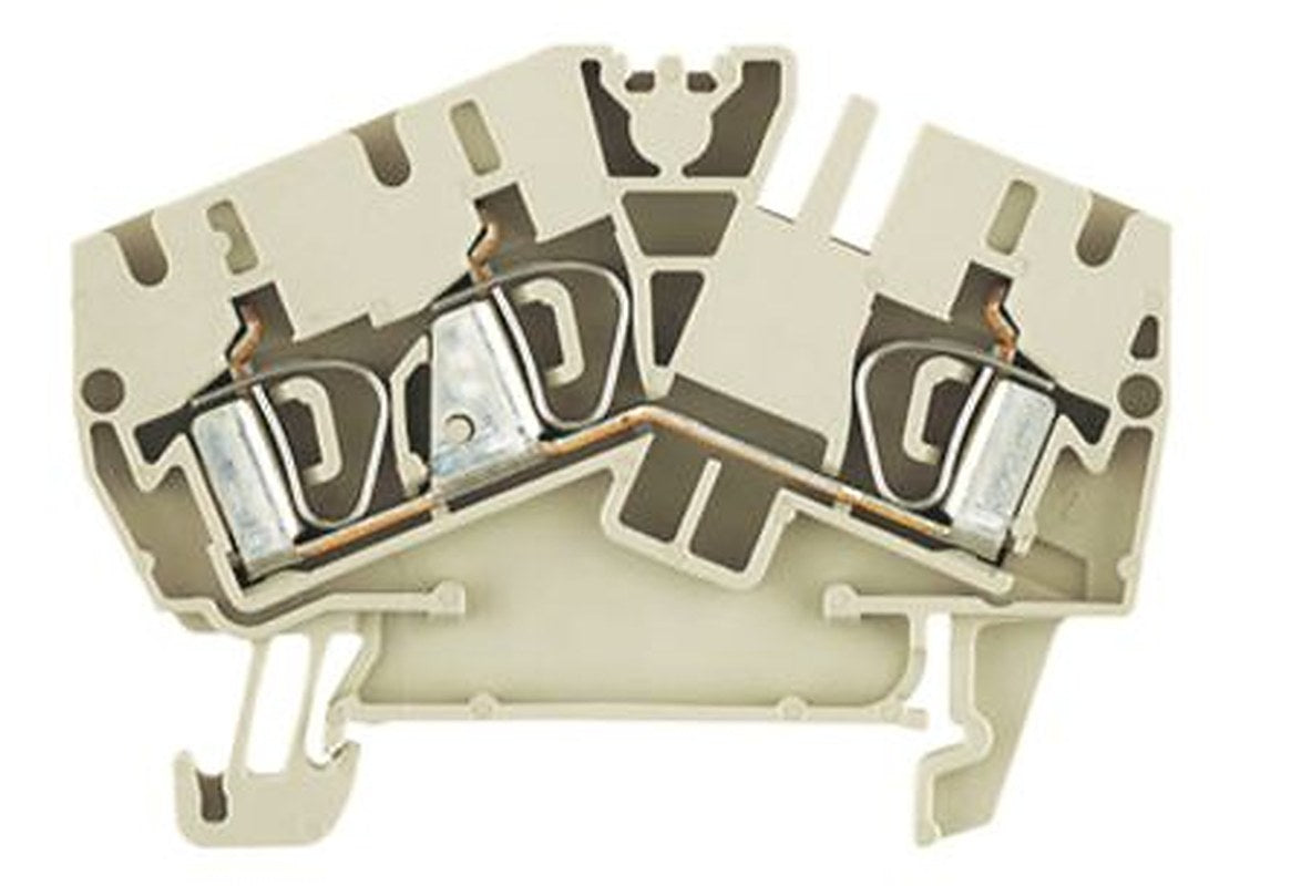 Weidmüller 1790520000 Z Series Feed Through Terminal Block Beige, 1-Level, Clamp