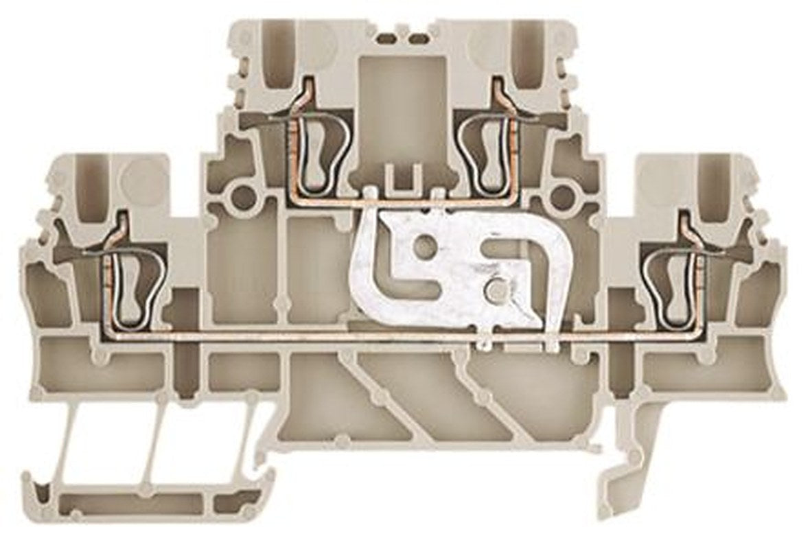 Weidmüller 1791130000 Z Series Feed Through Terminal Block Beige, 1.5mm², 2-Level, Clamp