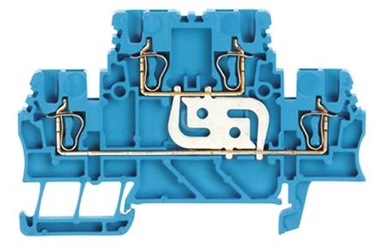 Weidmüller 1791140000 Z Series Feed Through Terminal Block Blue, 1.5mm², 2-Level, Clamp