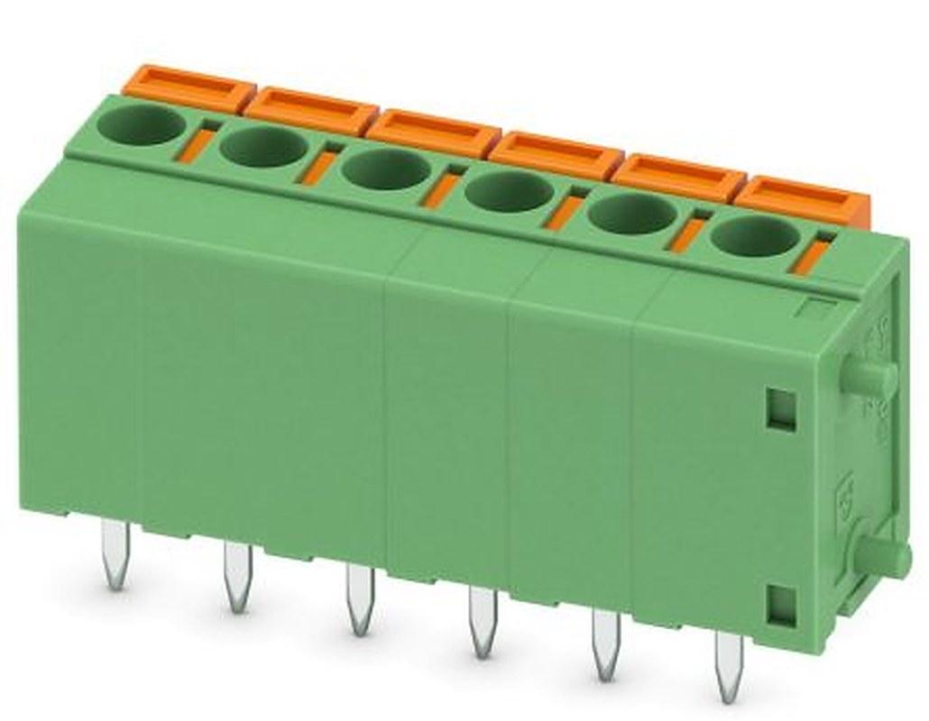 Phoenix Contact FFKDSA/V1-5.08- 6 Series Horizontal Pluggable Terminal Block, 6 Contact(s), 5.08 mm Pitch, 1 Row