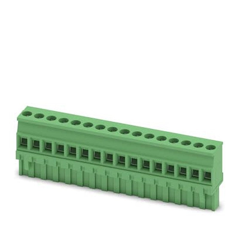 Phoenix Contact MVSTBR Series PCB Connector, 16-Contact, 5 mm Pitch, Screw, 1 Row Screw