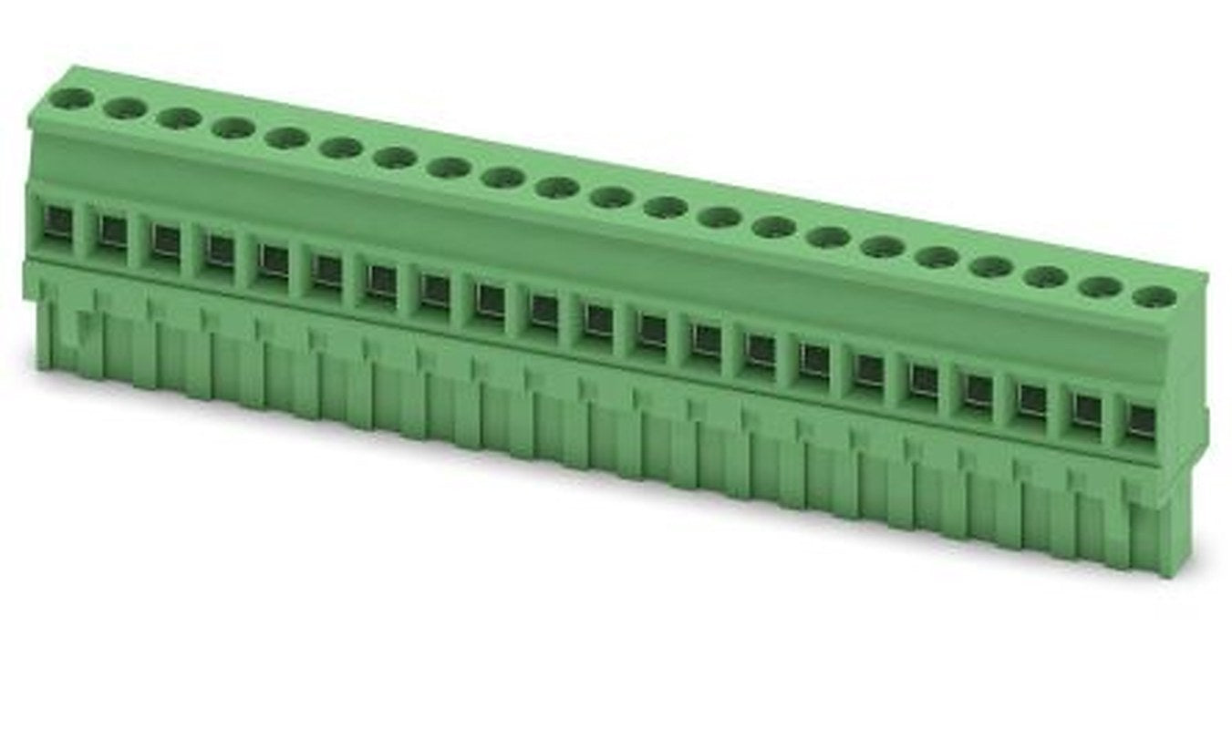 Phoenix Contact MVSTBR 2.5/21-ST Series PCB Terminal Block, 21-Contact, 5 mm Pitch, 1 Row, 1792207