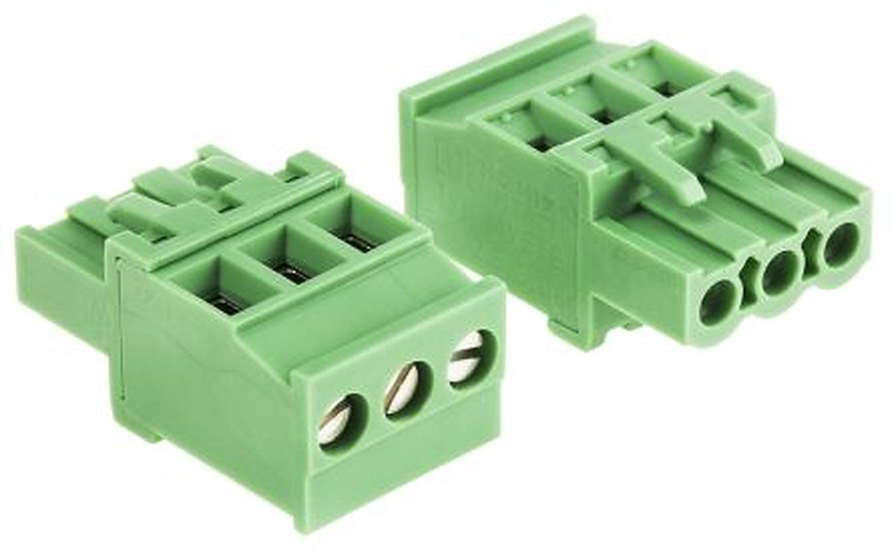 Phoenix Contact CLASSIC COMBICON MVSTBR Series Pluggable Terminal Block, 3-Contact, 5.08 mm Pitch, 1 Row, 1792252